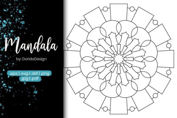 A Crafter's Review of Mandala Coloring Page Vol.4 Graphics
