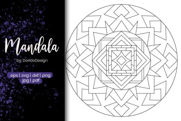 A Geometric Mandala Design for Creative Blog Graphics