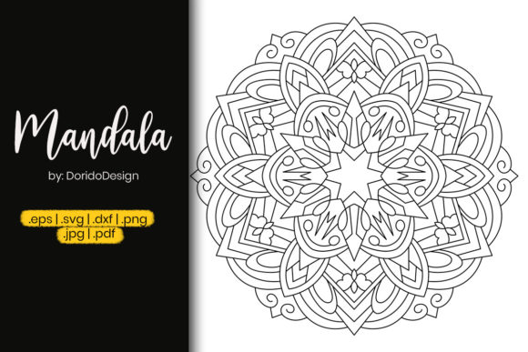 A Practical Look at Star Mandala Coloring Page - Vol 84 for Digital Sellers