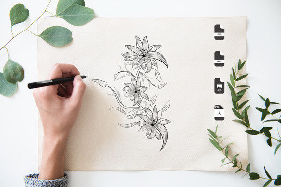 Adults Hand Drawn Flower Coloring Page: A Designer’s Review