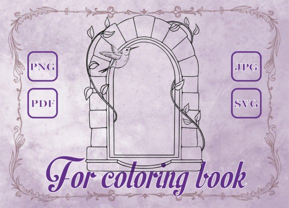 Brick Arch Liana Coloring Pages Amp Graphics Review
