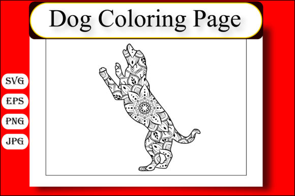 Dog Mandala Coloring Pages Amp Graphics Review