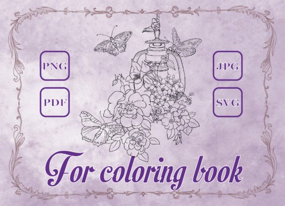 From Coloring Page to Brand Asset: A Designer's Review of Paraffin Lamp Flowers Graphics