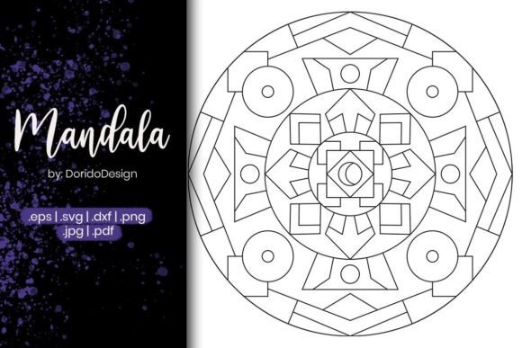 Geometry Mandala Vol.25: A Graphic Design Asset for Brand Identity