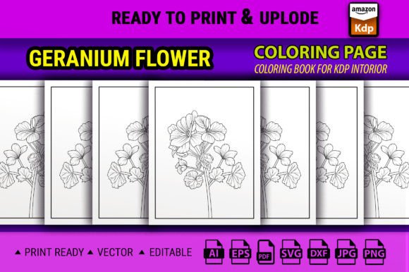 Geranium Flowers: A Designer's Review for Embroidery