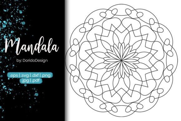 Mandala Coloring Page Vol.14: A Graphics Review for Creative Projects