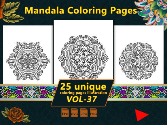 Mandala Coloring Pages Vol-37 Interiors: A Graphic Designer’s Review