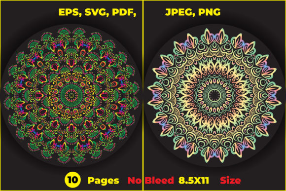 Printable Creative Mandala Coloring Page Graphics Amp Review
