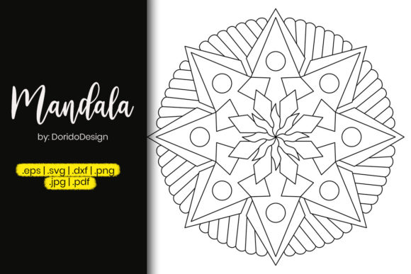 Star Mandala Coloring Page 18: Graphics & Coloring Pages Amp