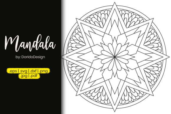 Star Mandala Coloring Page Vol 33: Designer Review
